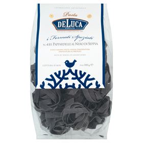 DE LUCA PAPPARDELLE BLACK NERO DI SEPPIA PASTA MIT HARTWEIZEN 500 G