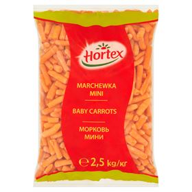 HORTEX MINI CARROTS FROZEN 2.5 KG