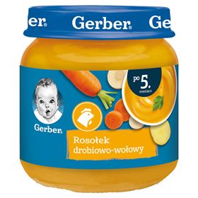 GERBER GEFLÜGEL UND RIND SOCIAL NACH 5 MONATEN 125 G 6 STÜCK