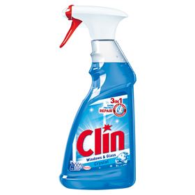 CLIN WINDOWS & GLASS UNIVERZÁLNÍ KAPALINA PRO ČIŠTĚNÍ SKLENĚNÝCH PLOCH 500 ML