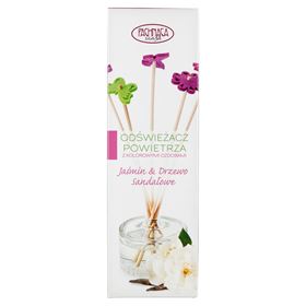 Duftender Kleiderschrank-Lufterfrischer mit farbenfrohen Dekorationen aus Jasmin und Sandelholz, 50 ml