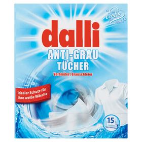 DALLI WASCHTÜCHER FÜR WEISSE KLEIDUNG 15 STK