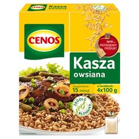 CENOS HAFERGRÜPSE 400 G (4 BEUTEL) 12 STÜCK