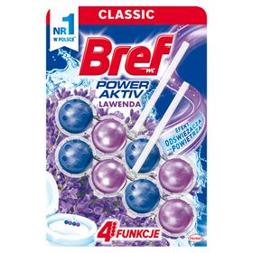 BREF WC POWER AKTIV ZÁVĚS NA WC LEVANDULOVÉ POLE 50 G 2 KUSY