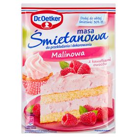 DR.OETKER CREMEPULVER HIMBEER MIT FRUCHTSTÜCKEN 86 G 25 STÜCK