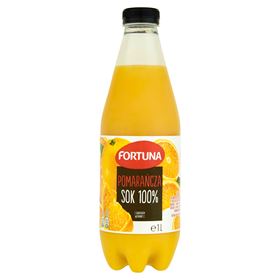 FORTUNA 100% ORANGE JUICE 1 L 6 PIECES PET