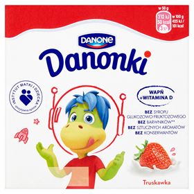 DANONE DANONKI ERDBEERKÄSEKÄSE 200 G (4 X 50 G)