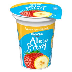 DANONE ALE trinkbares Joghurtgetränk, Banane, Erdbeere, 300 g