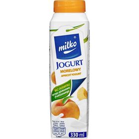 MILKO DRINKING APRIKOSENJOGURT 330 ML 6 STK