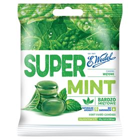 E.WEDEL SUPER MINT MINT CANDY 90 G 16 STK