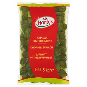 HORTEX SPINACH FROZEN SPINACH 2.5 KG