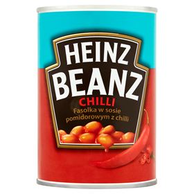 HEINZ fazole v rajčatovo-chilli omáčce 390 G 12 KS