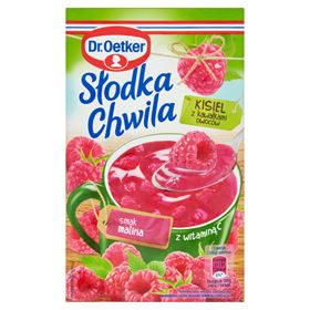 DR.OETKER SWEET MOMENT JILLEL DENGAN KEPINGAN BUAH RASA RASPBERRY 31,5 G