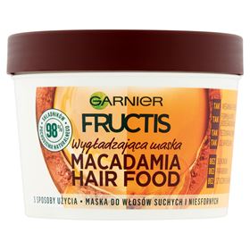 GARNIER FRUCTIS MACADAMIA VÝŽIVNÁ MASKÁ NA VLASY PRO SUCHÉ A POŠKOZENÉ VLASY 390 ML