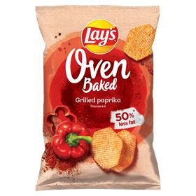 LAY'S FROM THE OVEN GEBACKENE KARTOFFELCHIPS GEGRILLTER PFEFFERGESCHMACK 125 G 24 STÜCK
