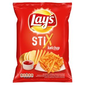 LAY'S STIX KARTOFFELCHIPS MIT KETCHUP-GESCHMACK 140 G 22 STÜCK