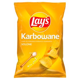 LAY'S GEKRÄUSELTE KARTOFFELCHIPS, GESALZT 130 G 21 STÜCK