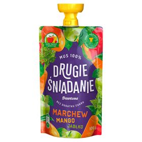 DAWTONA ANDEN MORGENMAD MOUSSE 100 % GULEROD MANGO ÆBLE 100 G