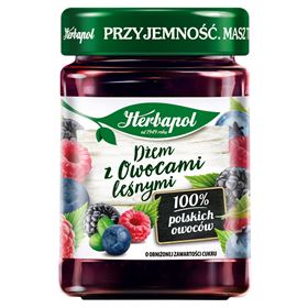HERBAPOL-Marmeláda s lesními plody se sníženým obsahem cukru 280 g