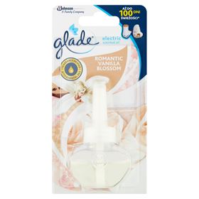 GLADE ROMANTIC VANILLA BLOSSOM NÁPLŇ DO ELEKTRICKÉHO OSVĚŽOVAČE VZDUCHU 20 ML