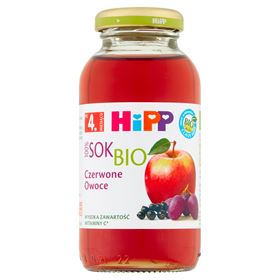 HIPP BIO-SAFT 100 % RÖDA FRUKTER EFTER DEN 4:E MÅNADEN 0,2 L