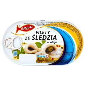 Fileuri de hering GRAAL în ulei 170 g