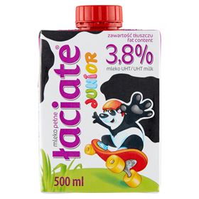 ŁACIATE JUNIOR UHT-MILCH 3,8 % 500 ML 8 STK