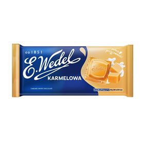 E.WEDEL WEISSE SCHOKOLADE KARAMELL 80 G 22 STÜCK
