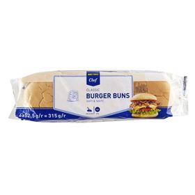 METRO CHEF BURGER BUN OHNE SESAM 330 G