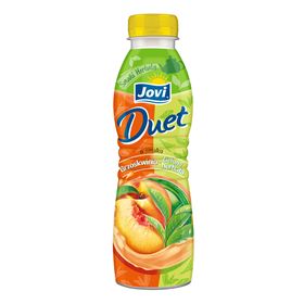 JOVI DUET TRINKJOGURT, PFIRSICH- UND TEEGESCHMACK 350 G