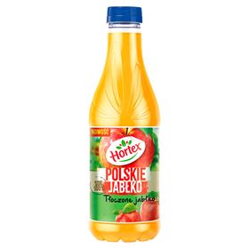 HORTEX APPLE JUICE 100% 1 L 6 PIECES PET