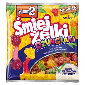 NIMM2 ŚMIEJŻELKI JUNGLAKI FRUCHTGUMMIES, ANGEREICHERT MIT VITAMINEN 90 G