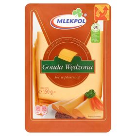 MLEKPOL GERÄUCHERTER GOUDA-KÄSE IN SCHEIBEN 150 G 12 STÜCK