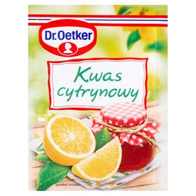 Acide citrique Dr. Oetker 20 g, 30 pièces