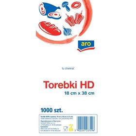 ARO HDPE-SÁČEK 18 X 38 CM 1000 KS