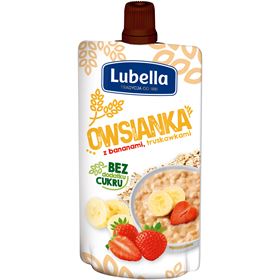 LUBELLA Haferflocken mit Bananen und Erdbeeren 100G