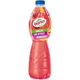HORTEX DRINK ÆBLE GRÆFRUGT RUBY 1,75 L 6 STK
