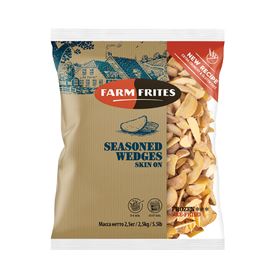 FARM FRITES KARTOFFELSTÜCKE MIT HAUT 2,5 KG