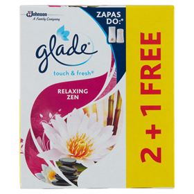 GLADE BY BRISE ONE TOUCH MINI SPRAY JAPONSKÁ ZAHRADA-VONNÝ OSVĚŽOVAČ VZDUCHU 10ML 3 KS