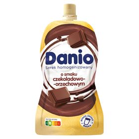 DANIO HOMOGENISIERTER KÄSE MIT SCHOKOLADEN-NUSS-GESCHMACK 120 G
