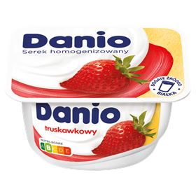 DANIO HOMOGENISIERTER ERDBEERKÄSE 130 G 16 STÜCK