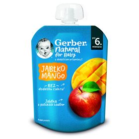 GERBER DESERK ÆBLE MANGO 80 G