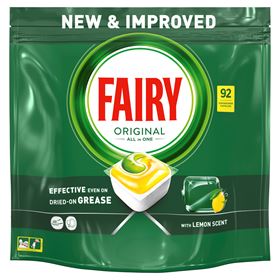 FAIRY ORIGINAL ZITRONE SPÜLTABLETTEN ALLES IN EINEM 92 STÜCK