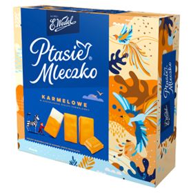 E.WEDEL MILCHKARAMELL IN WEISSER SCHOKOLADENKARAMELL 340 G 18 STÜCK