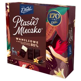 E.WEDEL PANISCHE MILCH VANILLE IN KRÄFTIGER SCHOKOLADE 80% 340 G 18 STÜCK