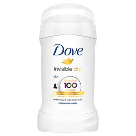 DOVE INVISIBLE DRY WHITE FREESIA & VIOLET BLUME ANTITranspirant Stick 40 ml
