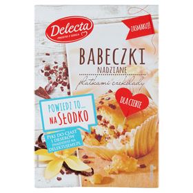 DELECTA-MANSCHETTEN GEFÜLLT MIT SCHOKOLADENFLOCKEN 280 G