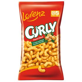 CURLY PEANUT CLASSIC MAISPUNCH MIT GEMAHLENEN ERDNÜSSEN 120 G