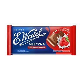 E.WEDEL ERDBEER-MILCHSCHOKOLADE 100G