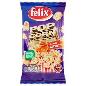 FELIX POPCORN FÜR MIKROWELLE KARAMELLGESCHMACK 90 G 25 STÜCK